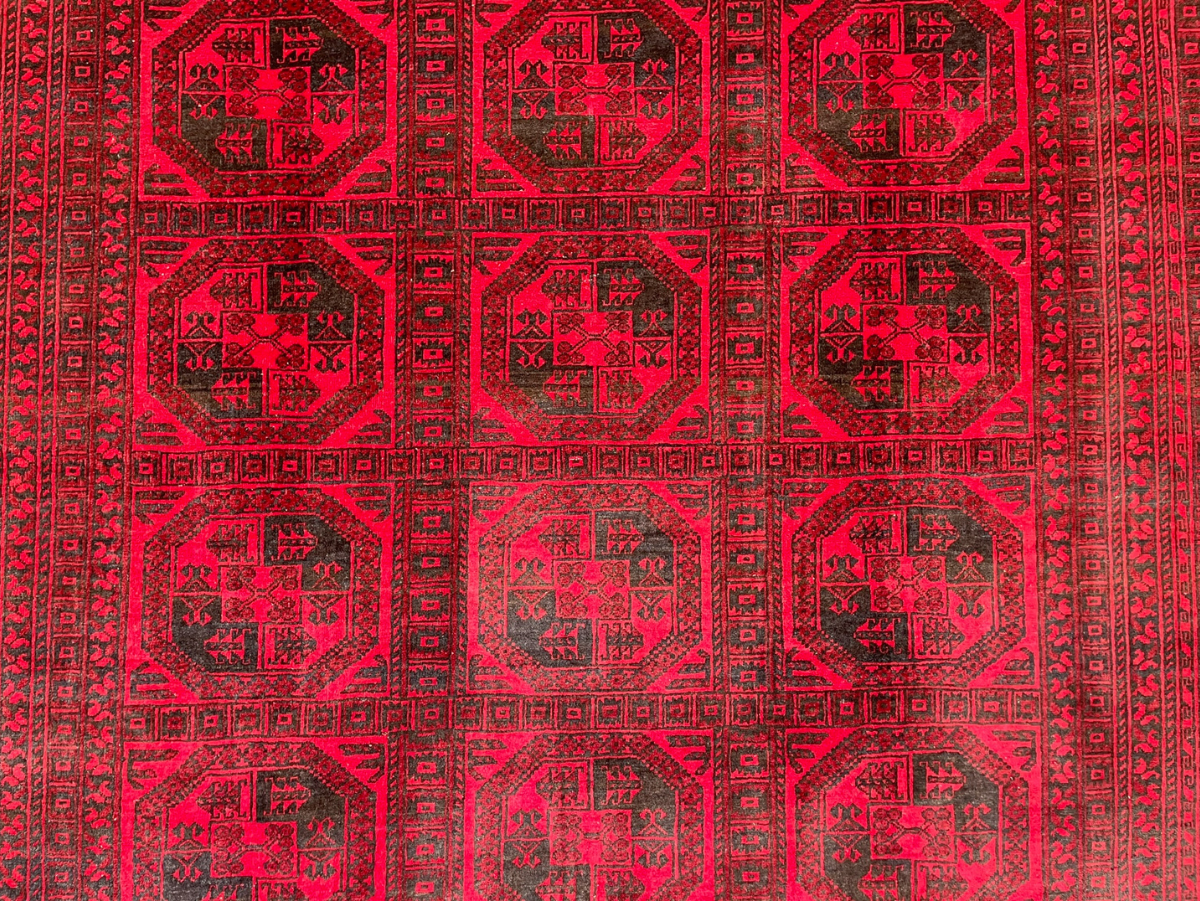 Old Afghan Nahzat Rug