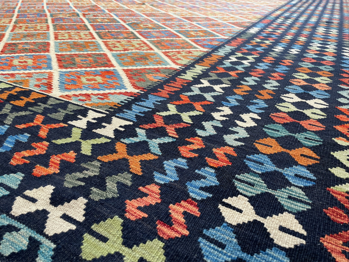 Large Khyber Kilim Rug
