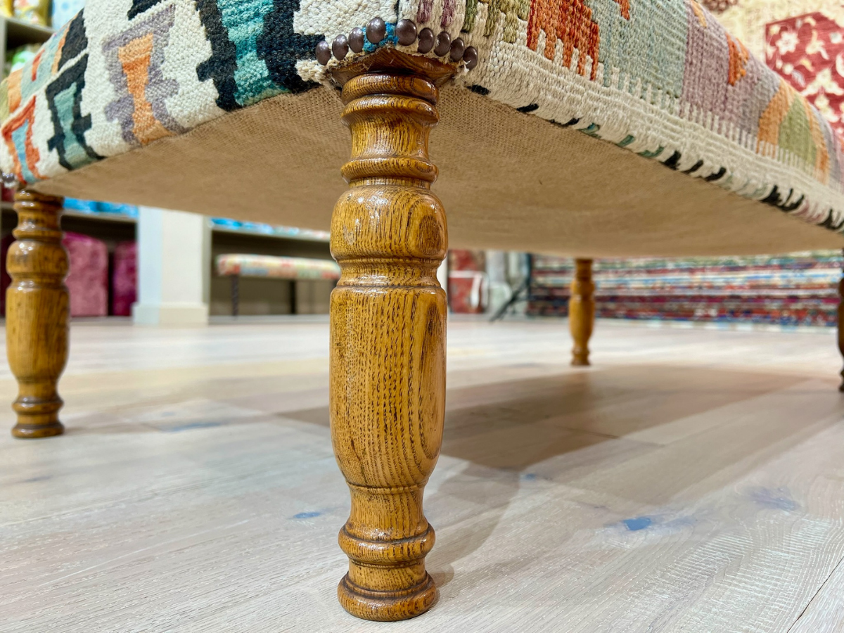 Kundoz Kilim Footstool