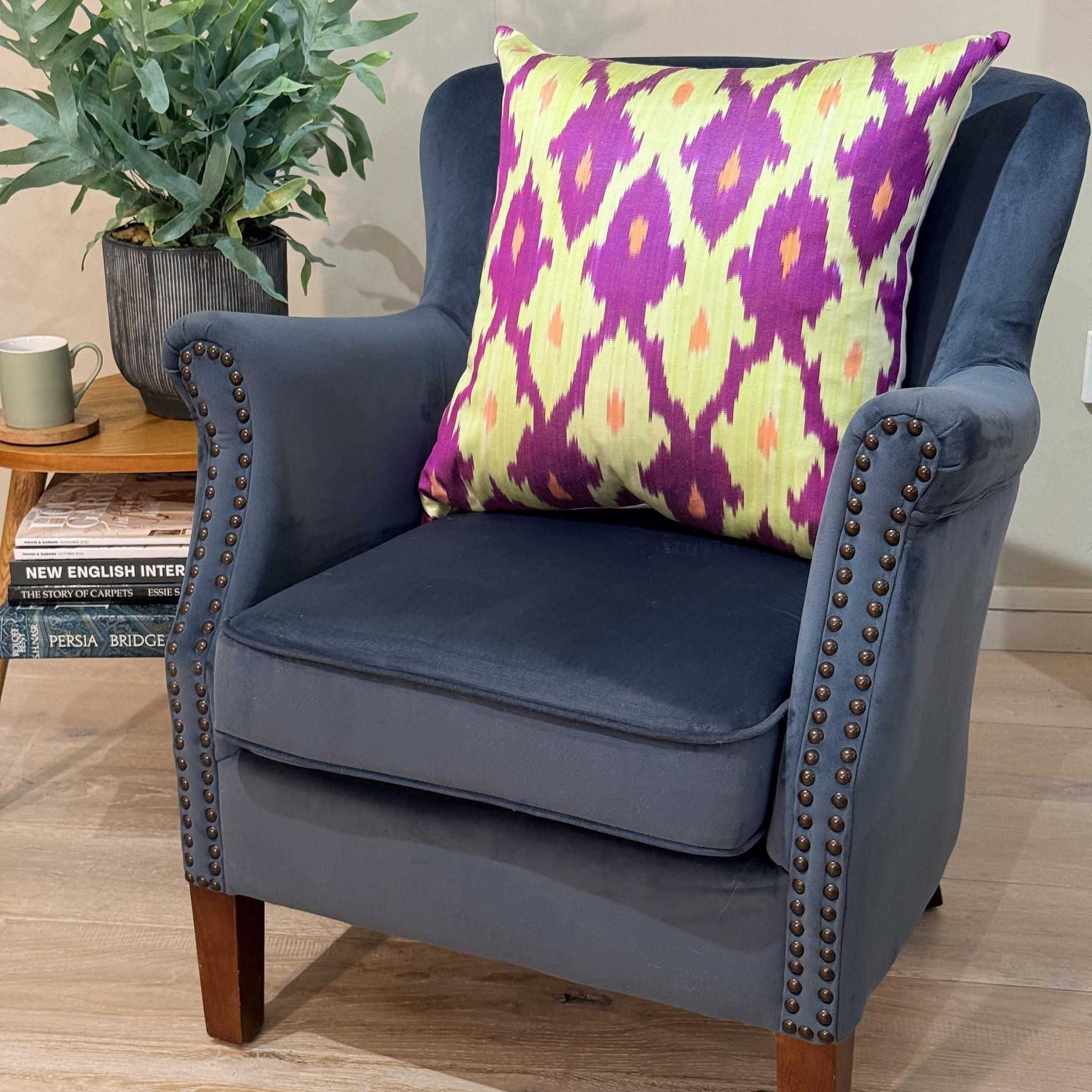 Silk Ikat Cushion