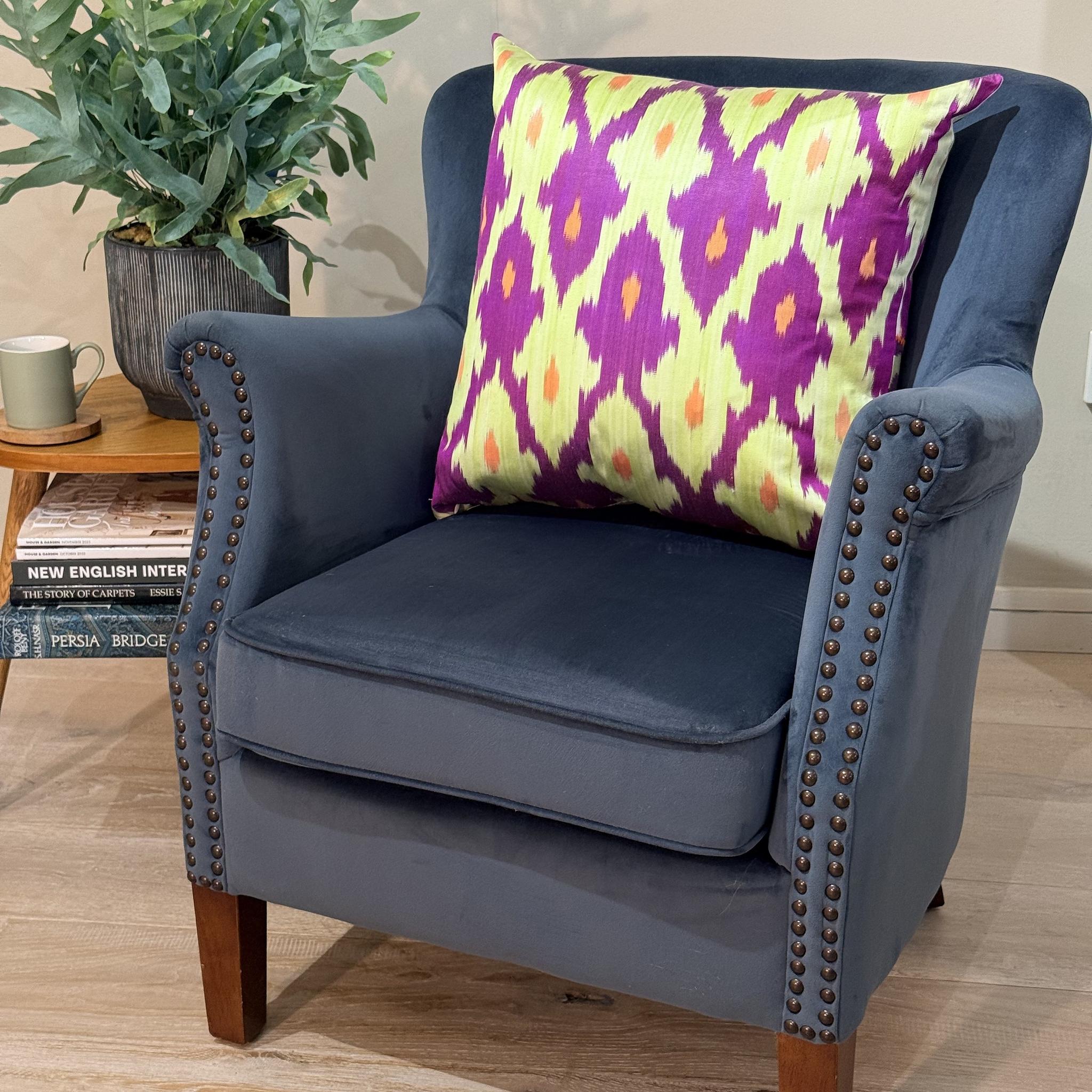 Silk Ikat Cushion
