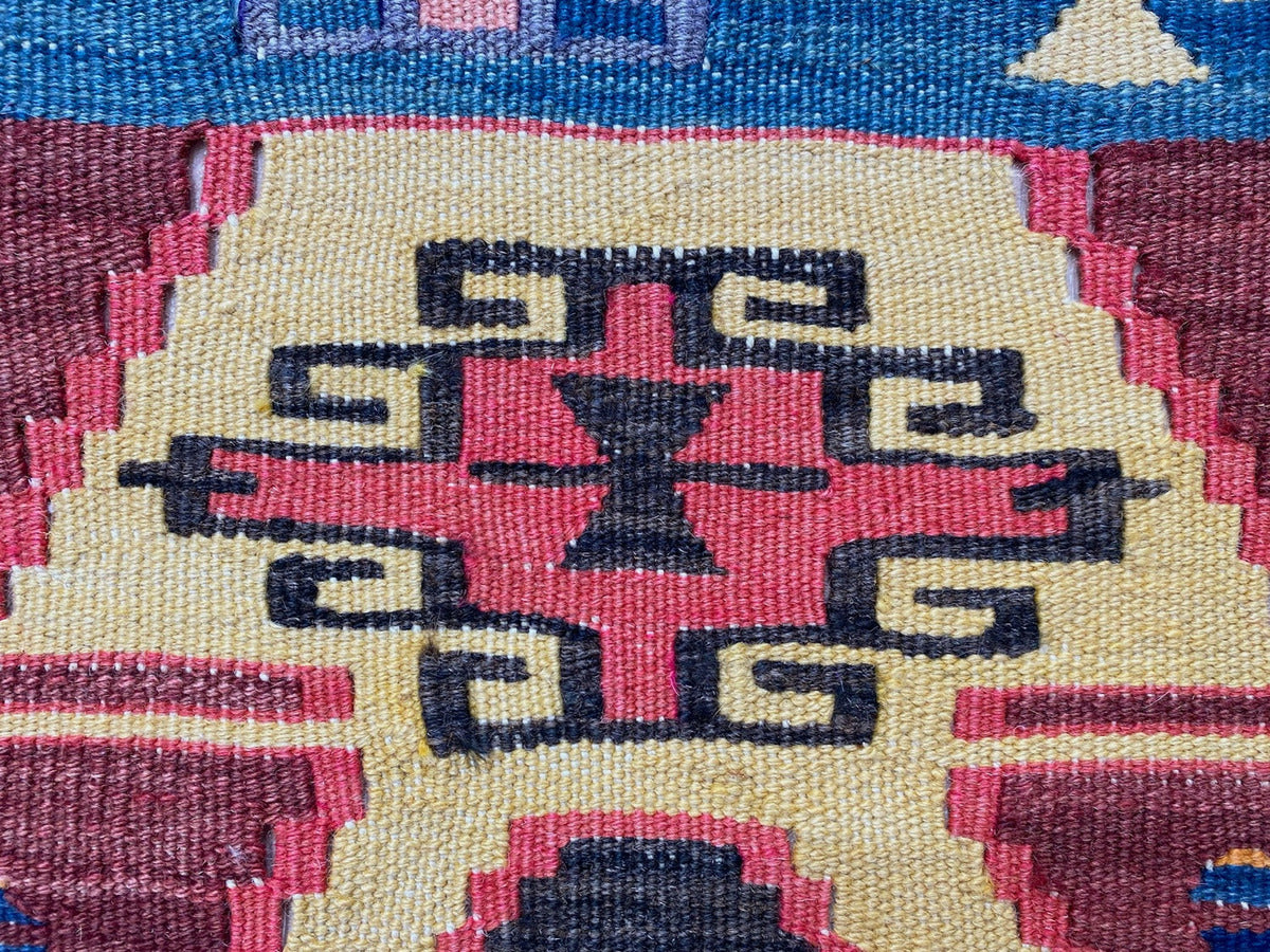 Vintage Yarn Kilim Rug
