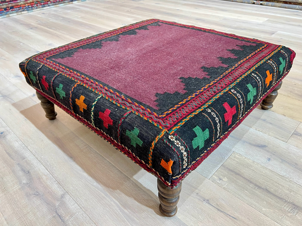 Vintage Soffreh Kilim Table