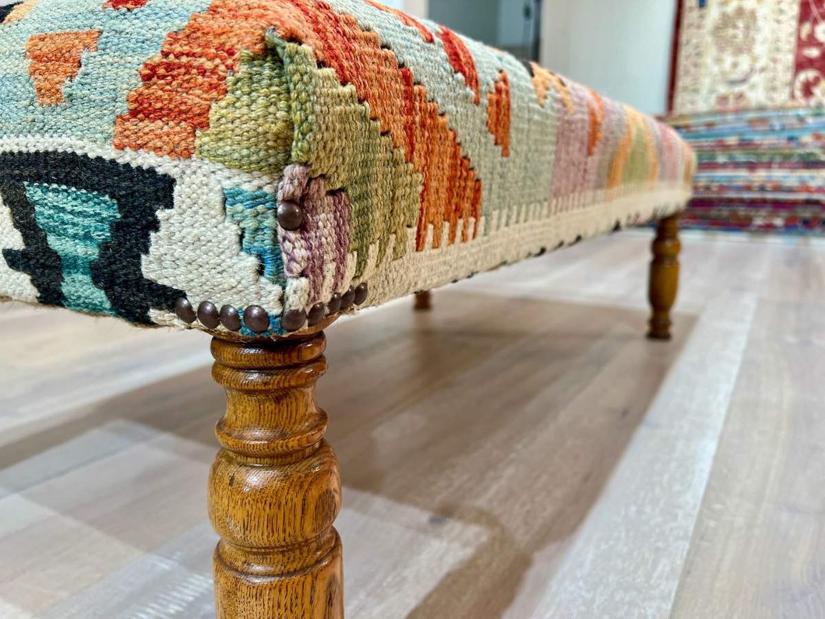 Kundoz Kilim Footstool