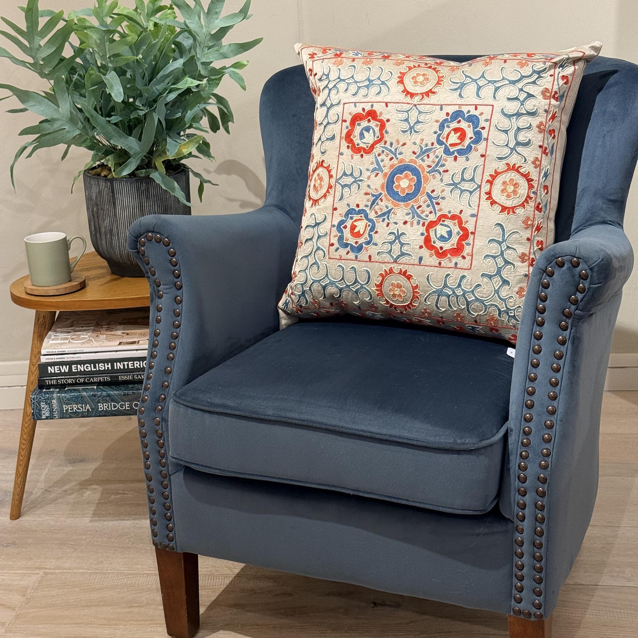 Fine Suzani Silk Cushion