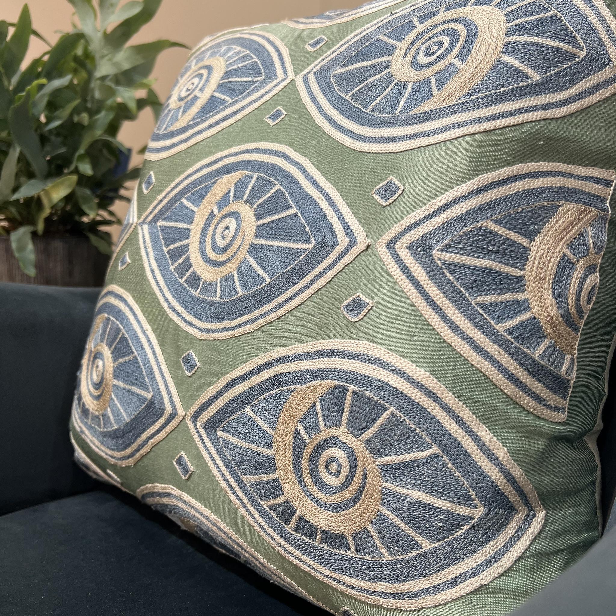 Fine Suzani Silk Cushion