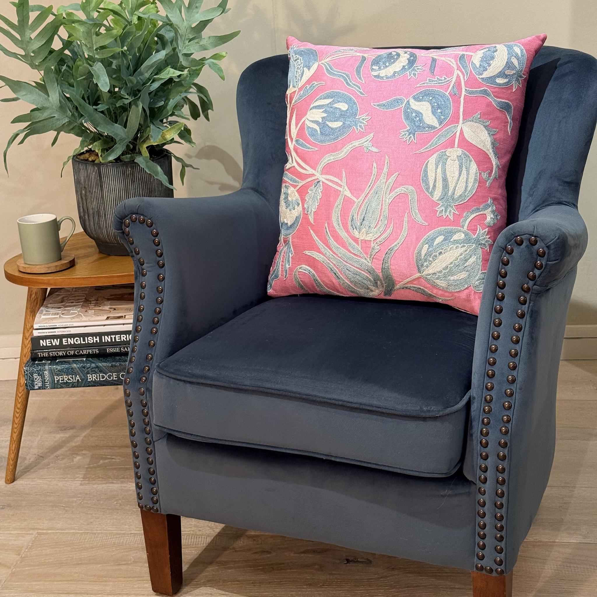 Fine Suzani Silk Cushion