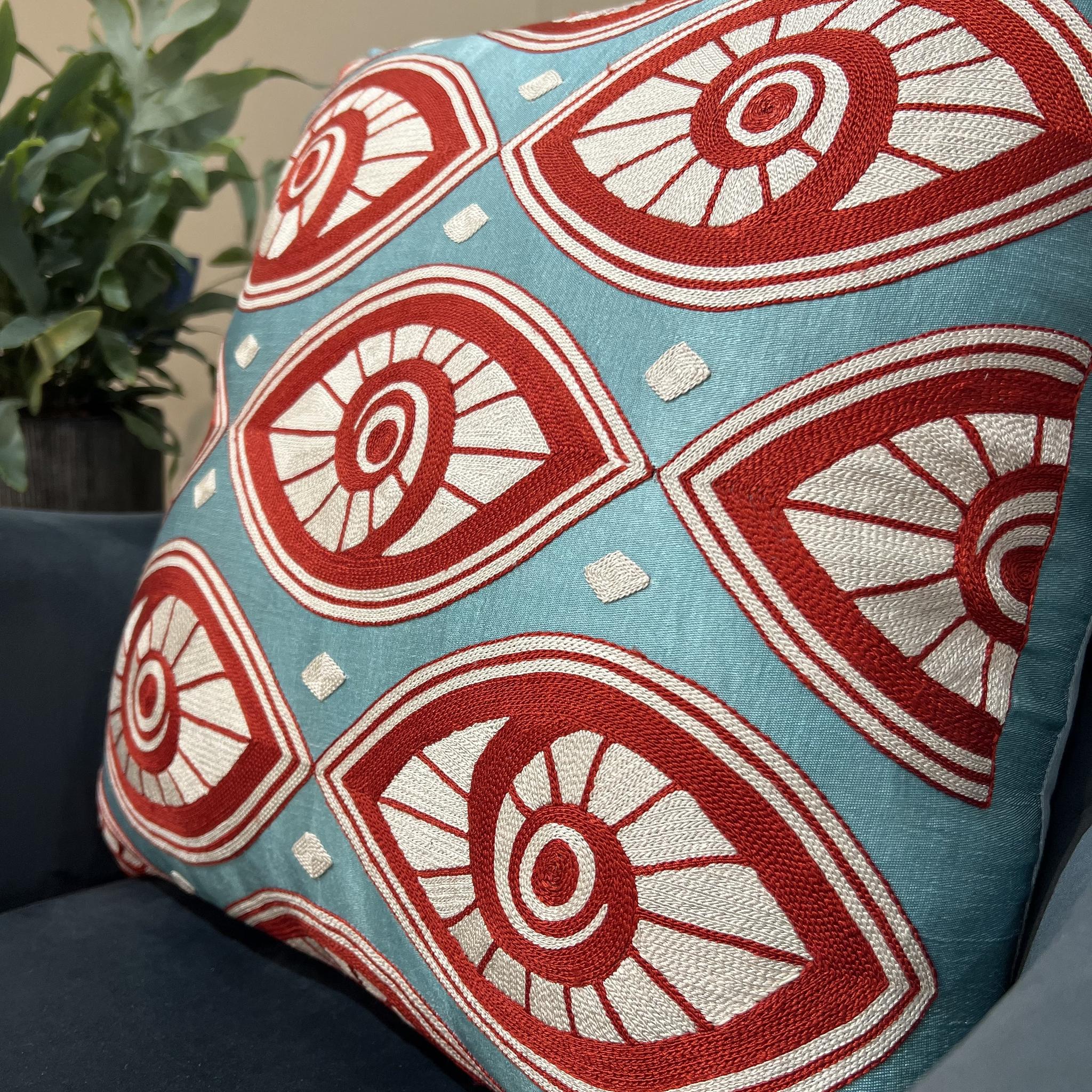 Fine Suzani Silk Cushion