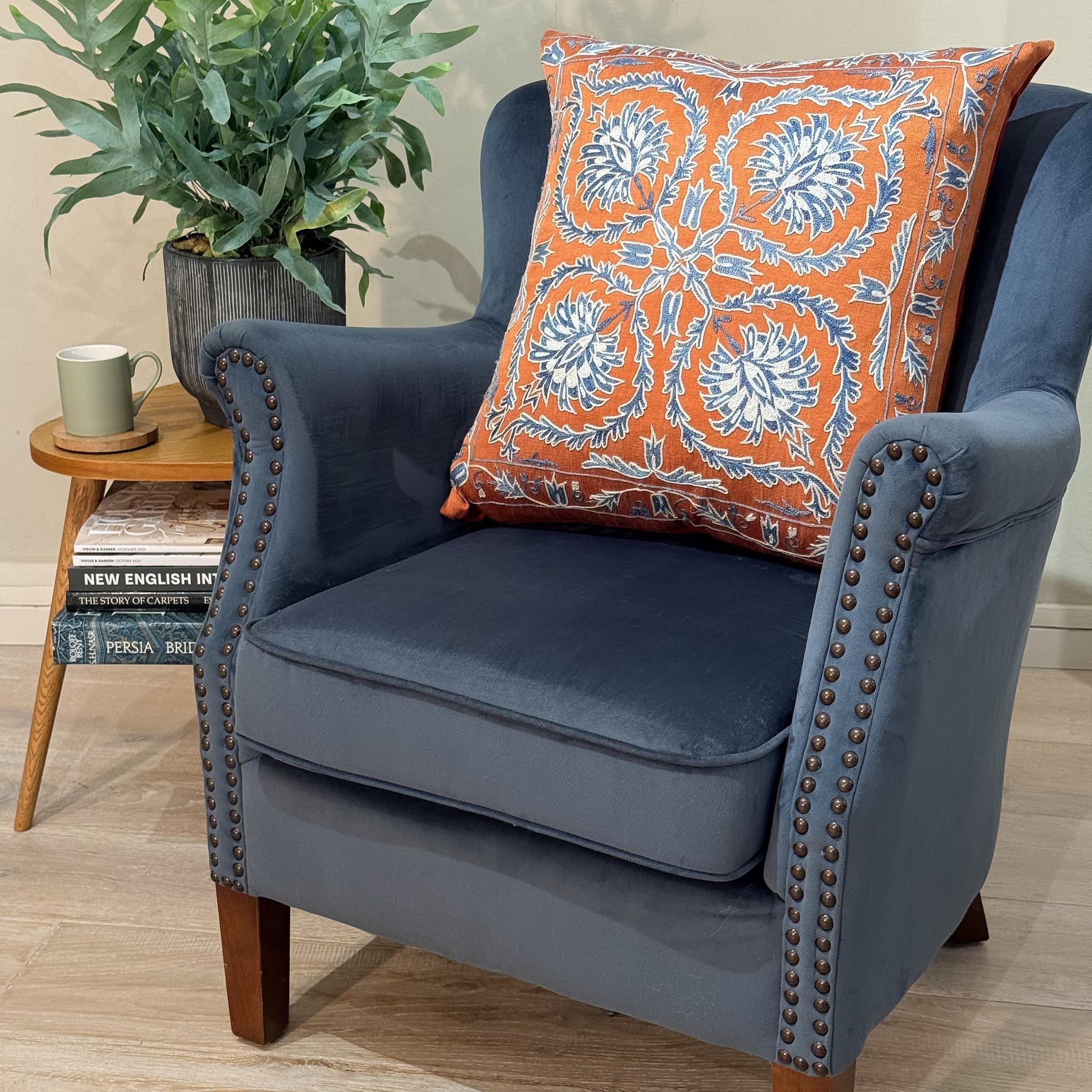 Fine Suzani Silk Cushion