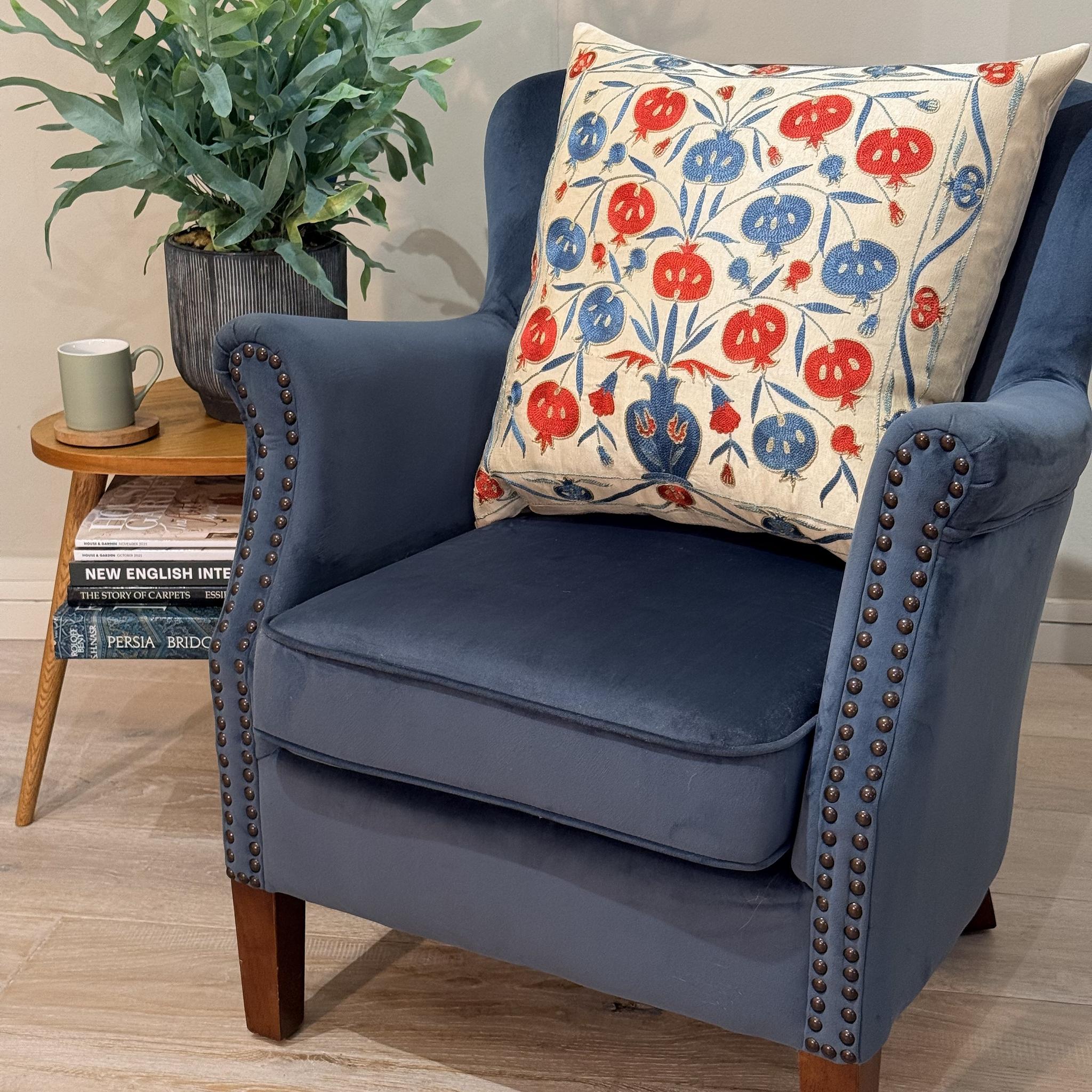 Fine Suzani Silk Cushion