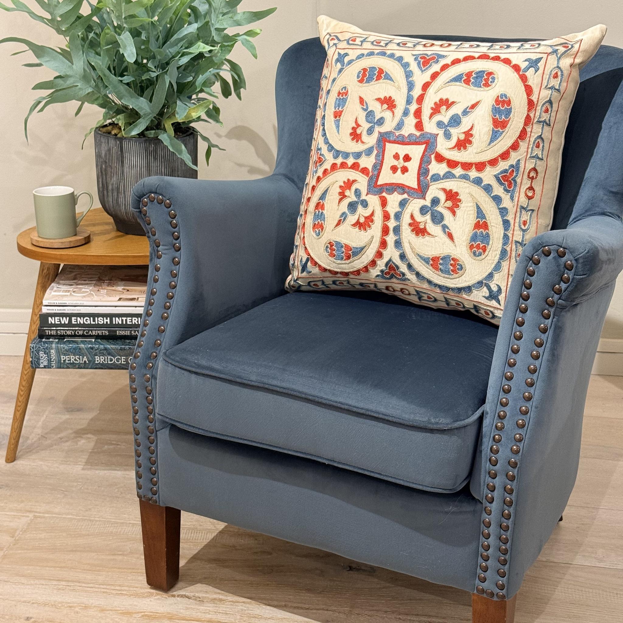 Fine Suzani Silk Cushion