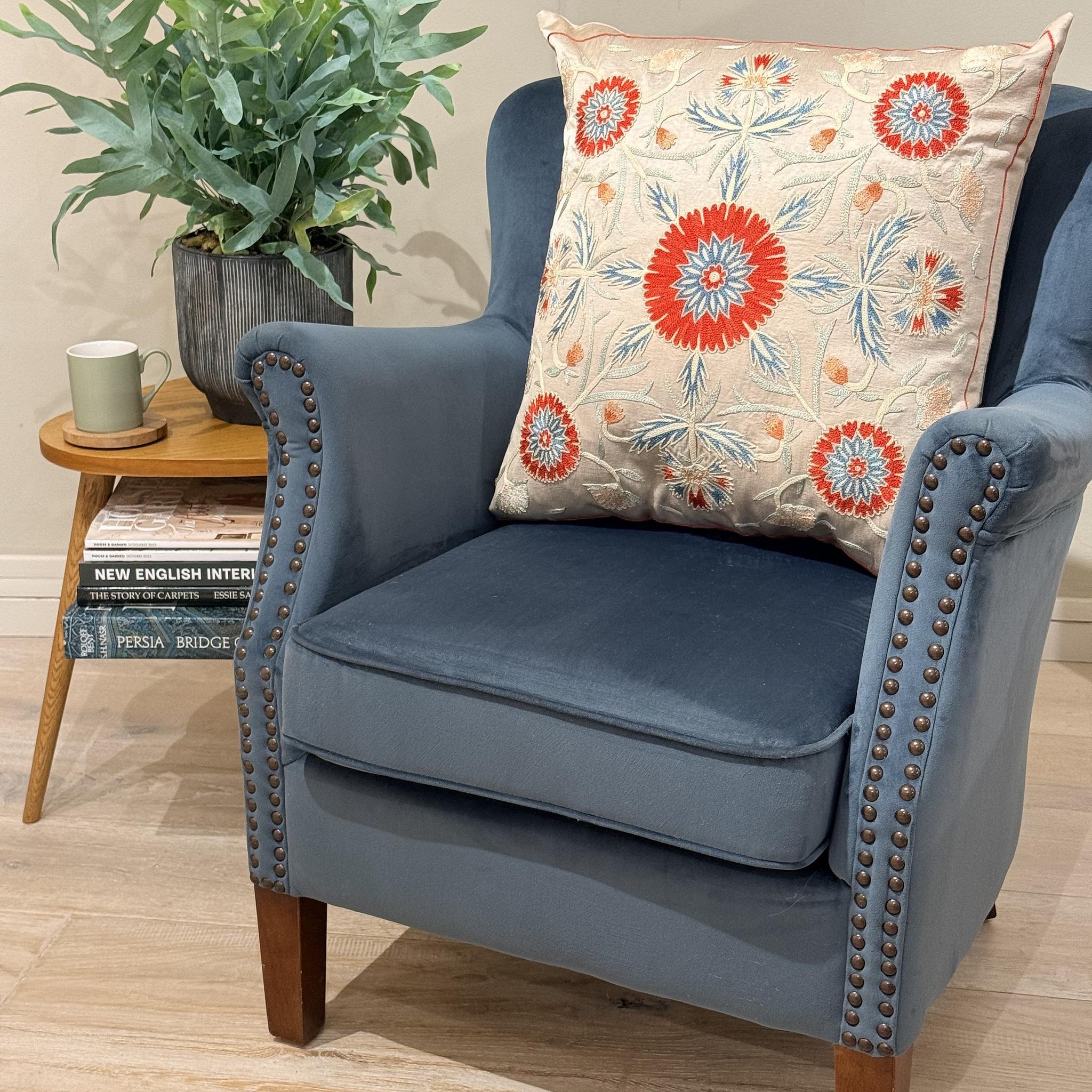 Fine Suzani Silk Cushion