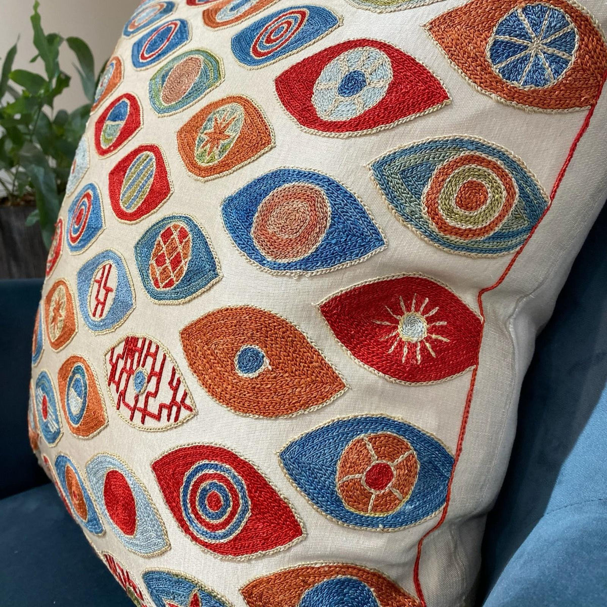 Fine Suzani Silk Cushion
