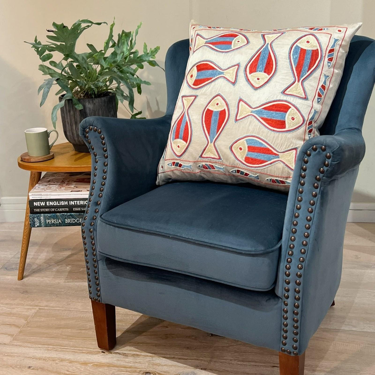 Fine Suzani Silk Cushion