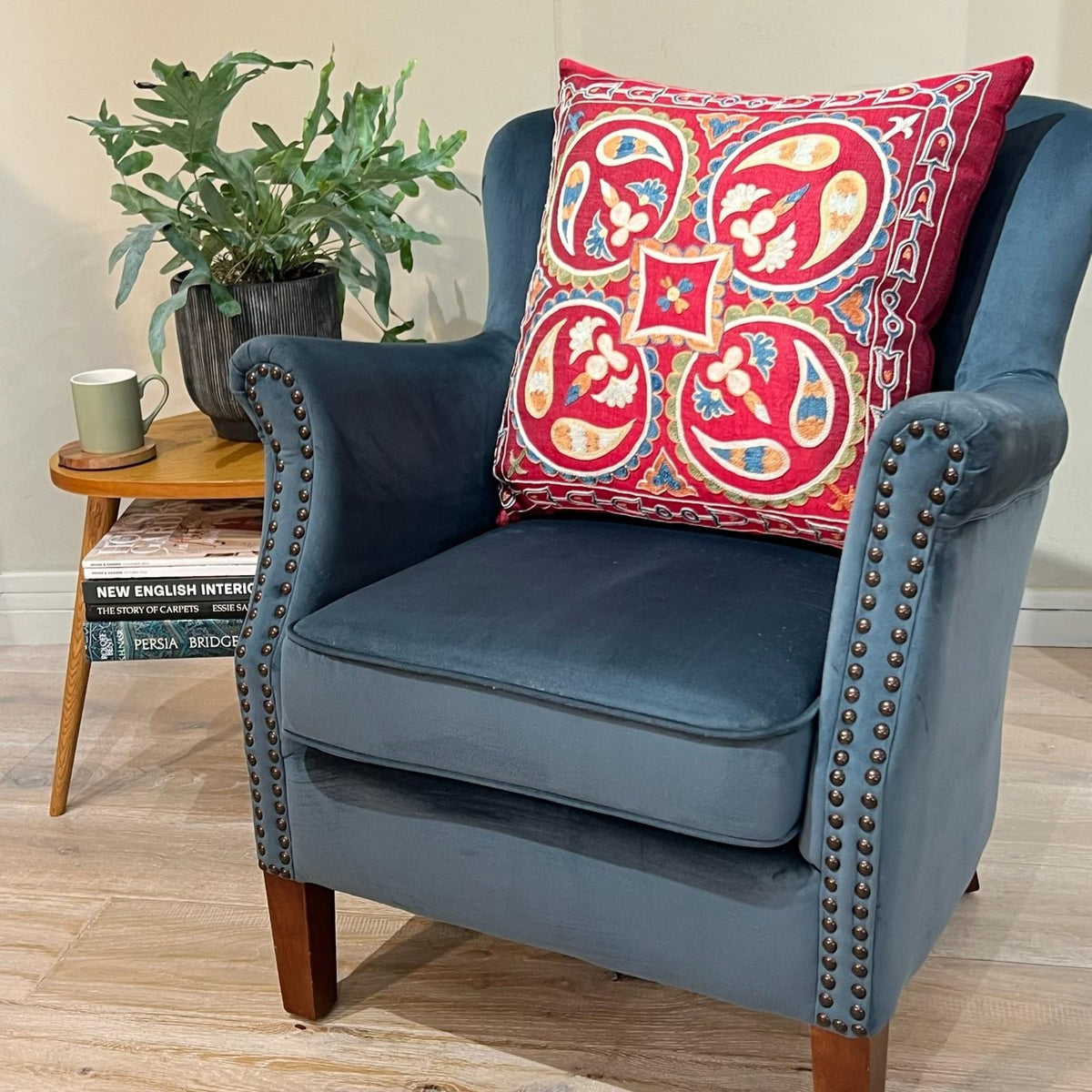 Fine Suzani Silk Cushion