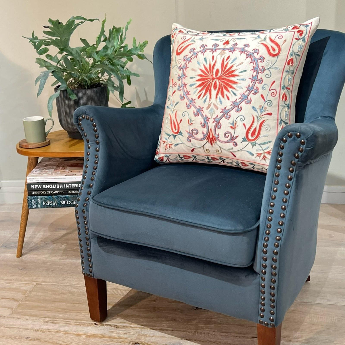 Fine Suzani Silk Cushion