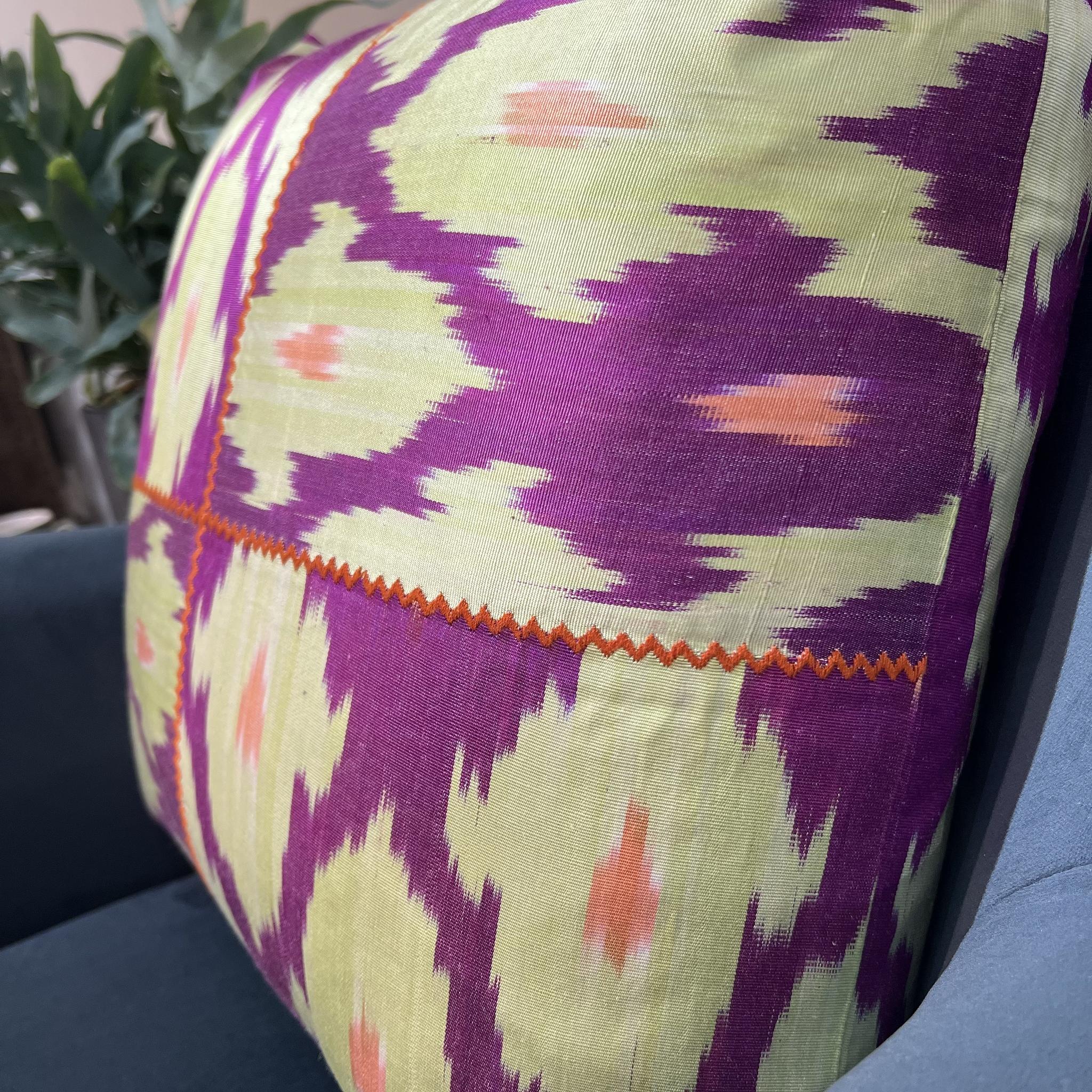 Silk Ikat Cushion