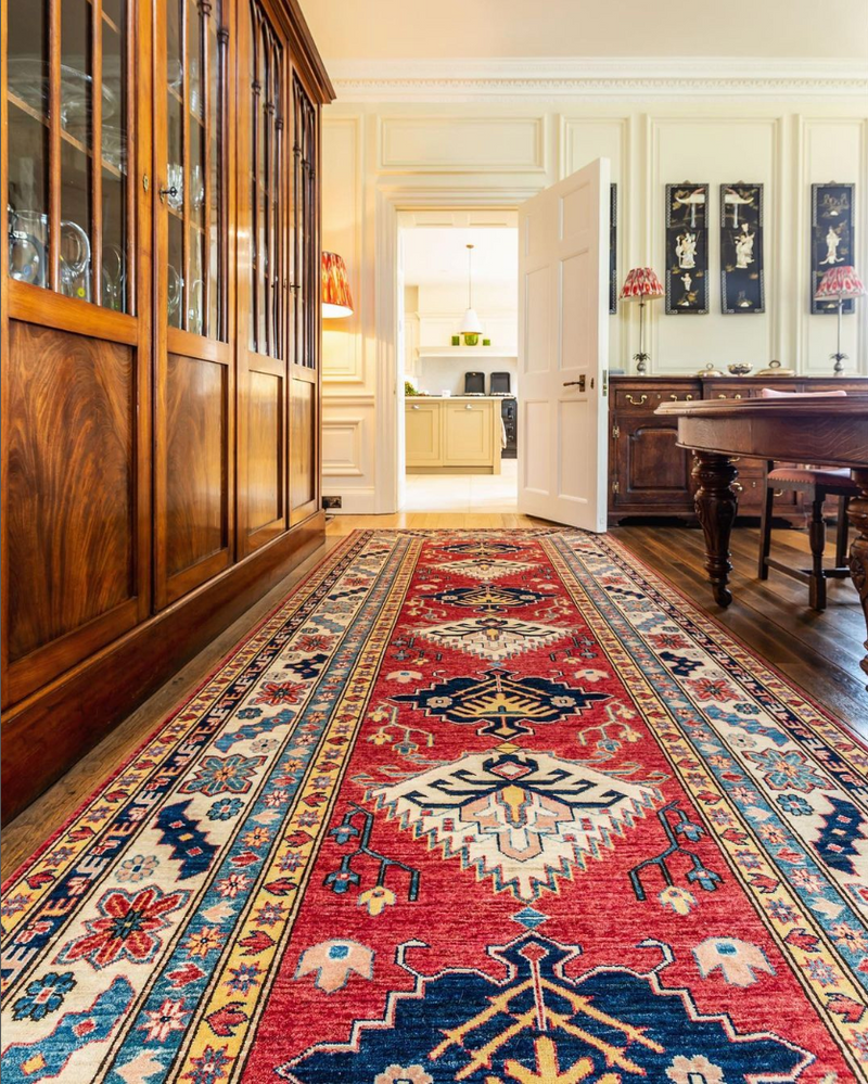red blue rug for home