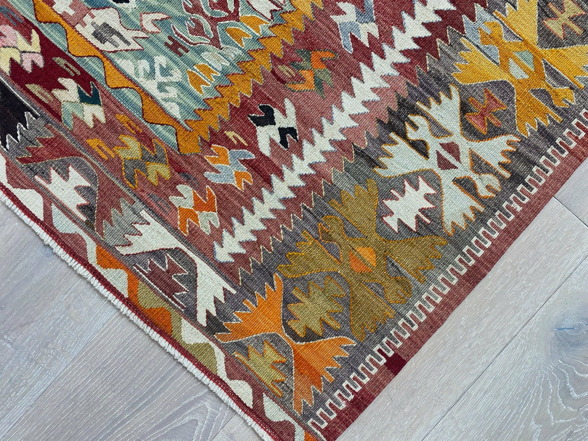 Vintage Yarn Kilim Rug