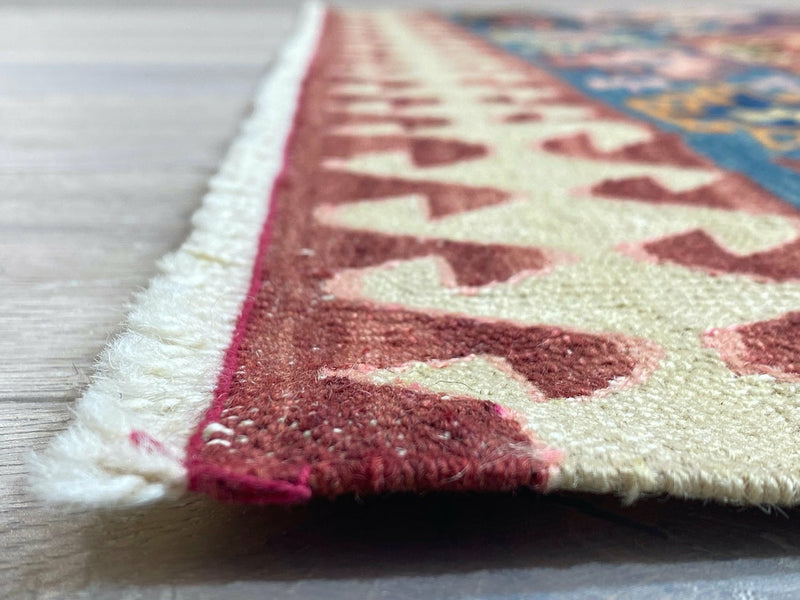 Beautiful Vintage Yarn Kilim Rug – Rugs of Petworth