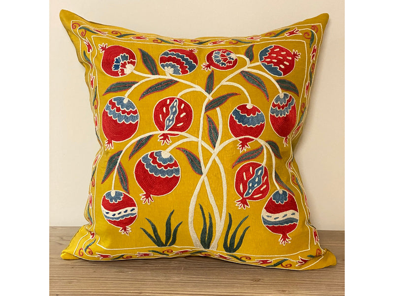 Fine Suzani Silk Cushion